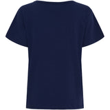 MARTA DU CHATEAU Marta du Chateau Dame T-shirt MT002 T-shirt Navy Blue