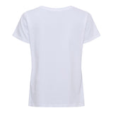 MARTA DU CHATEAU Marta du Chateau dame T-Shirt MdcAlvera 84275-1852 T-shirt White/Yellow