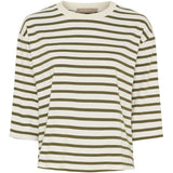 MARTA DU CHATEAU Marta du Chateau dame T-Shirt MdcBrooklyn 58351 T-shirt Beige/Military