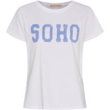 MARTA DU CHATEAU Marta du Chateau dame T-Shirt MdcHerdis 84275 T-shirt White/Sky
