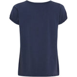 MARTA DU CHATEAU Marta du Chateau dame T-shirt MdcGemma 22031 Restudsalg Dark Blue