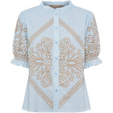 MARTA DU CHATEAU Marta du Chateau dame bluse MdcAnabella 8119 Shirt Celeste6975tpg