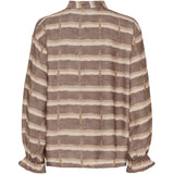 MARTA DU CHATEAU Marta du Chateau dame bluse MdcAspen 7704 Shirt Fango