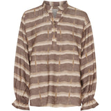 MARTA DU CHATEAU Marta du Chateau dame bluse MdcAspen 7704 Shirt Fango