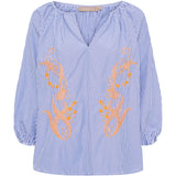 MARTA DU CHATEAU Marta du Chateau dame bluse MdcBrooke 8200 Blouse Jeans