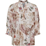 MARTA DU CHATEAU Marta du Chateau dame bluse MdcCharlie 6892 Shirt BeigeXPA5021