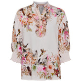 MARTA DU CHATEAU Marta du Chateau dame bluse MdcCharlie 6892 Shirt Camel6198tpg