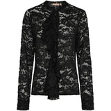 MARTA DU CHATEAU Marta du Chateau dame bluse MdcClaire H4180-W6 Restudsalg Black