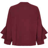 MARTA DU CHATEAU Marta du Chateau dame bluse MdcDebbie 258638 Blouse Bordeaux6269