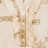 MARTA DU CHATEAU Marta du Chateau dame bluse MdcJoceline 5891 Restudsalg Beige462