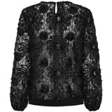 MARTA DU CHATEAU Marta du Chateau dame bluse MdcLykke 7688 Blouse Black