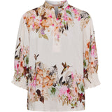 MARTA DU CHATEAU Marta du Chateau dame bluse MdcMelisande 7527 Shirt Camel6198tpg