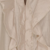 MARTA DU CHATEAU Marta du Chateau dame bluse MdcNaira 58221M Shirt Beige46
