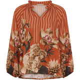 MARTA DU CHATEAU Marta du Chateau dame bluse MdcOctavia 003B Shirt Coccio6022