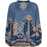 MARTA DU CHATEAU Marta du Chateau dame bluse MdcOctavia 003B Shirt JeansNG313BA