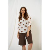 MARTA DU CHATEAU Marta du Chateau dame bluse MdcRiva 851928 Blouse Brown