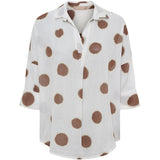 MARTA DU CHATEAU Marta du Chateau dame bluse MdcRiva 851928 Blouse Brown