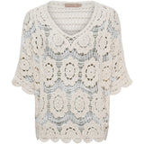 MARTA DU CHATEAU Marta du Chateau dame bluse MdcSassie 1016 Blouse Beige