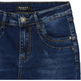 MARTA DU CHATEAU Marta du Chateau dame jeans MdcAzmina Mdc178-26165 Jeans Dark Blue Denim