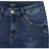 MARTA DU CHATEAU Marta du Chateau dame jeans MdcCamila Mdc179-26167 Jeans Dark Blue Denim