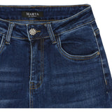 MARTA DU CHATEAU Marta du Chateau dame jeans MdcEsma Mdc186-26177 Restudsalg Dark Blue Denim