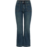 MARTA DU CHATEAU Marta du Chateau dame jeans MdcEsmerelda Mdc187-26179 Restudsalg Dark Blue Denim