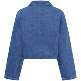 MARTA DU CHATEAU Marta du Chateau dame jakke MdcErin MDC248-V9105 Denim Jacket Blue Denim