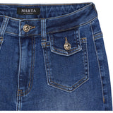 MARTA DU CHATEAU Marta du Chateau dame jeans MdcIrene MDC199-8237 Jeans Blue Denim