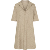 MARTA DU CHATEAU Marta du Chateau dame kjole MdcBernice 259350 Dress Camel Print