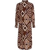 MARTA DU CHATEAU Marta du Chateau dame kjole MdcNatty 7617 Dress Marrone1489
