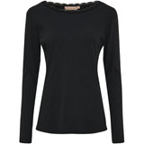 MARTA DU CHATEAU Marta du Chateau dame langærmet T-Shirt MdcBelinda 24160 Restudsalg Black