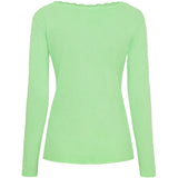 MARTA DU CHATEAU Marta du Chateau dame langærmet T-Shirt MdcBelinda 24160 Restudsalg Green Neo