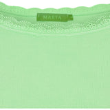 MARTA DU CHATEAU Marta du Chateau dame langærmet T-Shirt MdcBelinda 24160 Restudsalg Green Neo