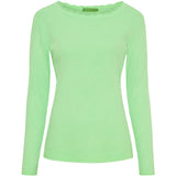 MARTA DU CHATEAU Marta du Chateau dame langærmet T-Shirt MdcBelinda 24160 Restudsalg Green Neo