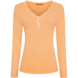 MARTA DU CHATEAU Marta du Chateau dame langærmet T-Shirt MdcCalista 2500 Restudsalg Arancio