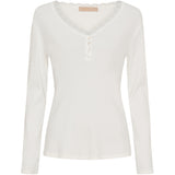 MARTA DU CHATEAU Marta du Chateau dame langærmet T-Shirt MdcCalista 2500 Restudsalg Panna