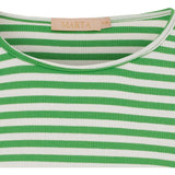 MARTA DU CHATEAU Marta du Chateau dame langærmet T-Shirt MdcJosiane 49066 LS Tee Menta/greggio