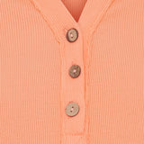 MARTA DU CHATEAU Marta du Chateau dame langærmet T-Shirt MdcMagali 2553 Restudsalg Salmone