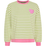 MARTA DU CHATEAU Marta du Chateau dame langærmet T-shirt MdcVilda 58903 LS Tee Green/Baby