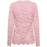 MARTA DU CHATEAU Marta du Chateau dame langærmet blonde t-shirt MdcMilley 7707 LS Tee Baby Pink