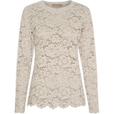 MARTA DU CHATEAU Marta du Chateau dame langærmet blonde t-shirt MdcMilley 7707 LS Tee Beige new