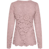 MARTA DU CHATEAU Marta du Chateau dame langærmet blonde t-shirt MdcMilley 7707 LS Tee Rose