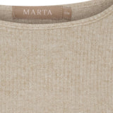 MARTA DU CHATEAU Marta du Chateau dame langærmet t-shirt 38915M LS Tee Beige