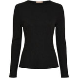 MARTA DU CHATEAU Marta du Chateau dame langærmet t-shirt 38915M LS Tee Black