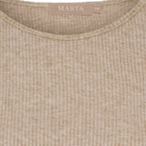 MARTA DU CHATEAU Marta du Chateau dame langærmet t-shirt 38915M LS Tee Camel