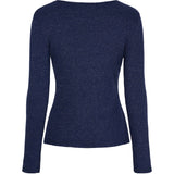 MARTA DU CHATEAU Marta du Chateau dame langærmet t-shirt 38915M LS Tee Navy