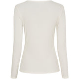 MARTA DU CHATEAU Marta du Chateau dame langærmet t-shirt MdcAster 4906 LS Tee Cream