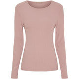 MARTA DU CHATEAU Marta du Chateau dame langærmet t-shirt MdcAster 4906 LS Tee Rosa Blush