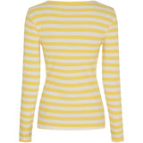 MARTA DU CHATEAU Marta du Chateau dame langærmet t-shirt MdcBegonia 7702 LS Tee Giallo