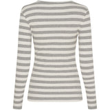 MARTA DU CHATEAU Marta du Chateau dame langærmet t-shirt MdcBegonia 7702 LS Tee GreyMelange10